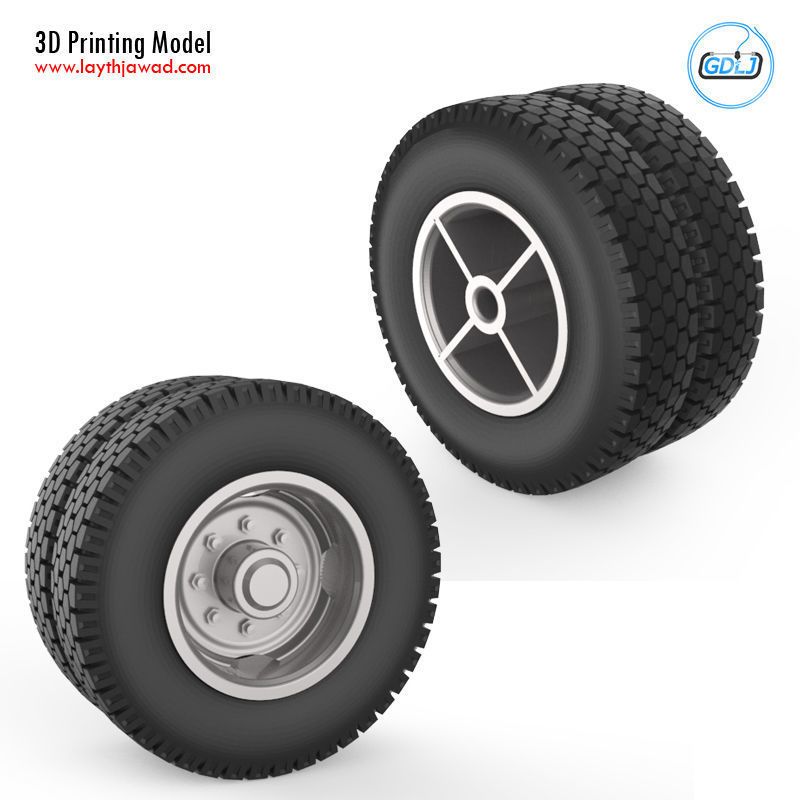 Tire Mold With Standard Wheels 3D print model_9