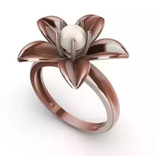 019 - Ladies Pearl Ring