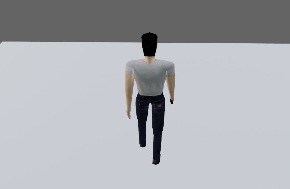 Animated Man Enemy - Unreal and Unity Low-poly 3D model_10