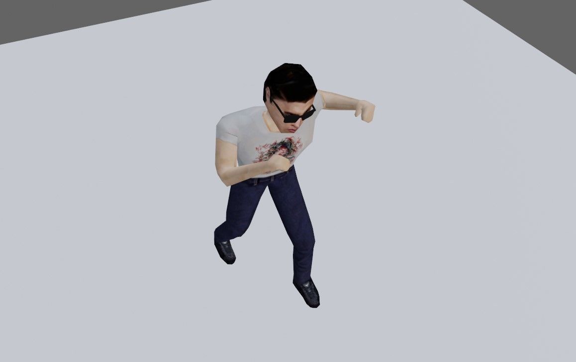 Animated Man Enemy - Unreal and Unity Low-poly 3D model_15