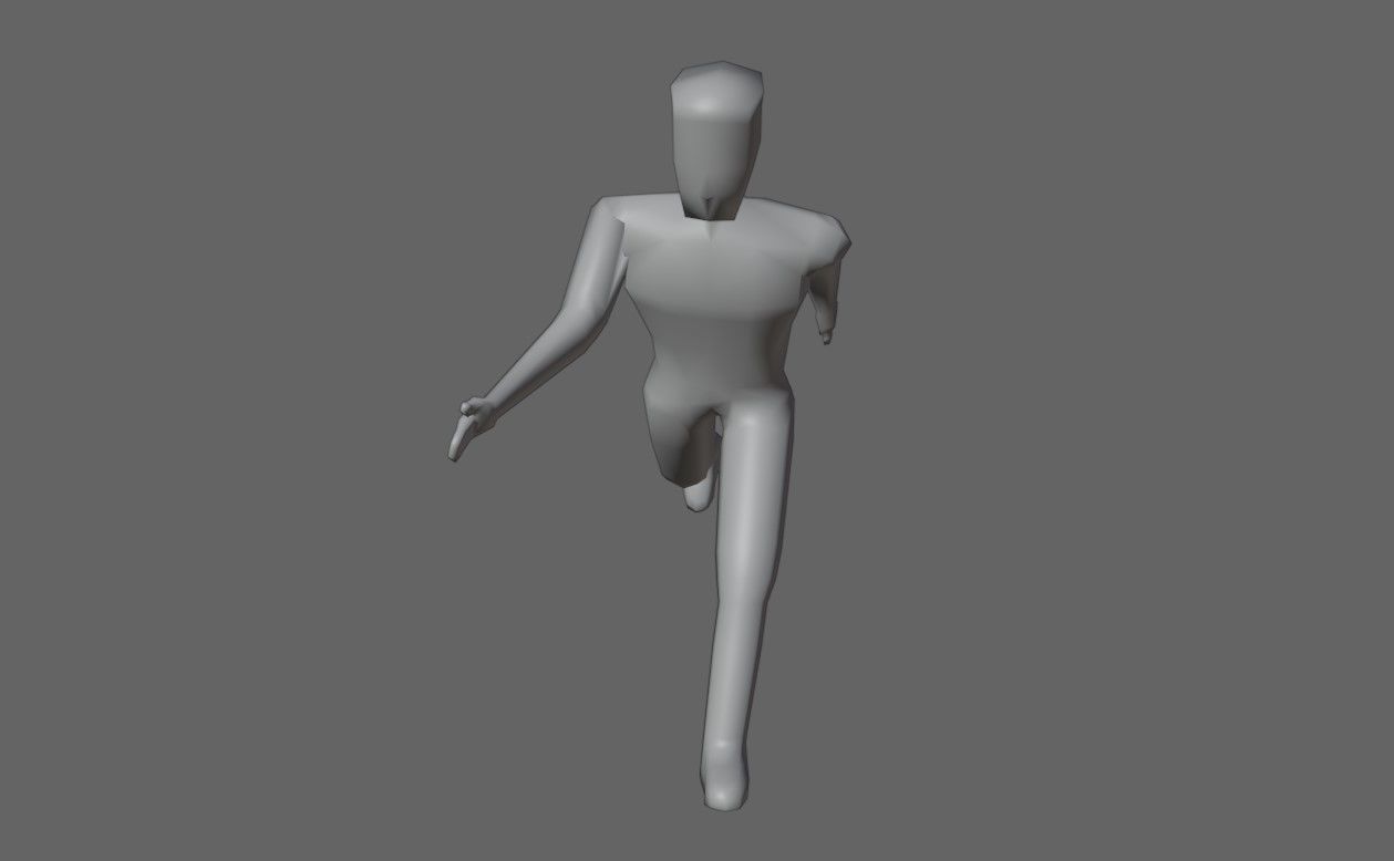 Animated Man Enemy - Unreal and Unity Low-poly 3D model_23