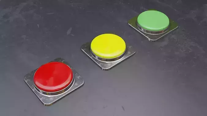 push button Free 3D model