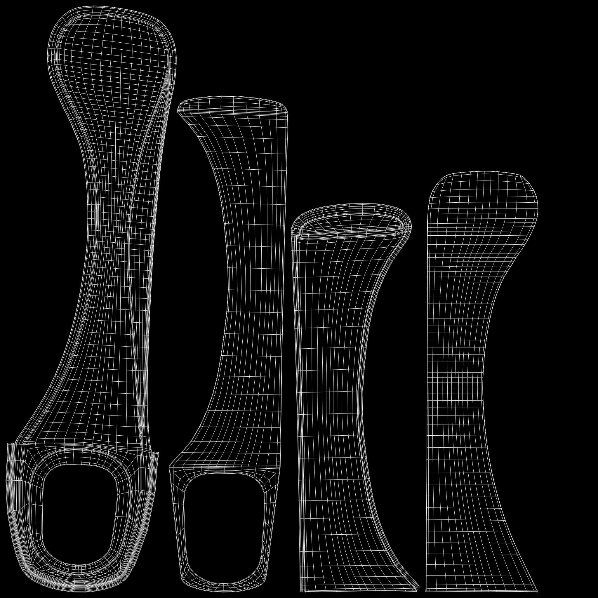 Zipper Puller with Slider  003 Low-poly 3D model_10