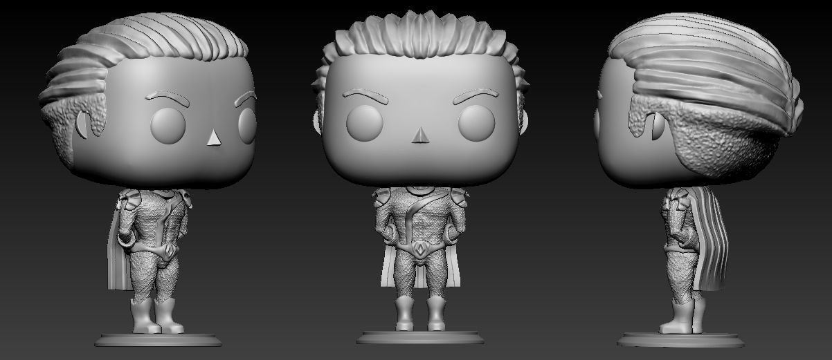 Homelander PopFunko 3D print model_3