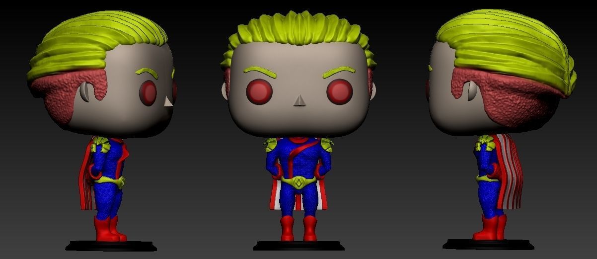Homelander PopFunko 3D print model_2