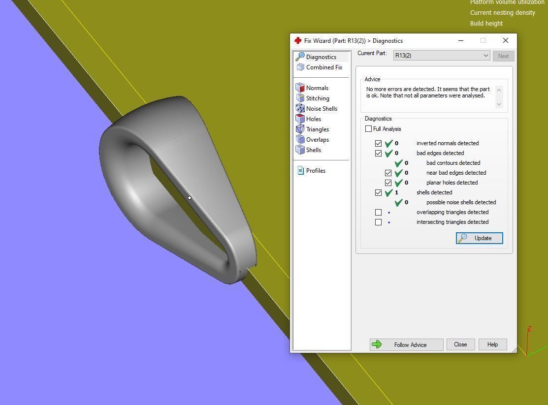 Wolf pendant 3D print model_12