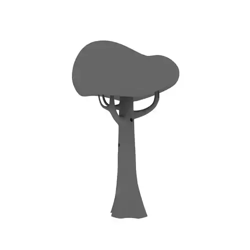 Cartoon tree 3D model