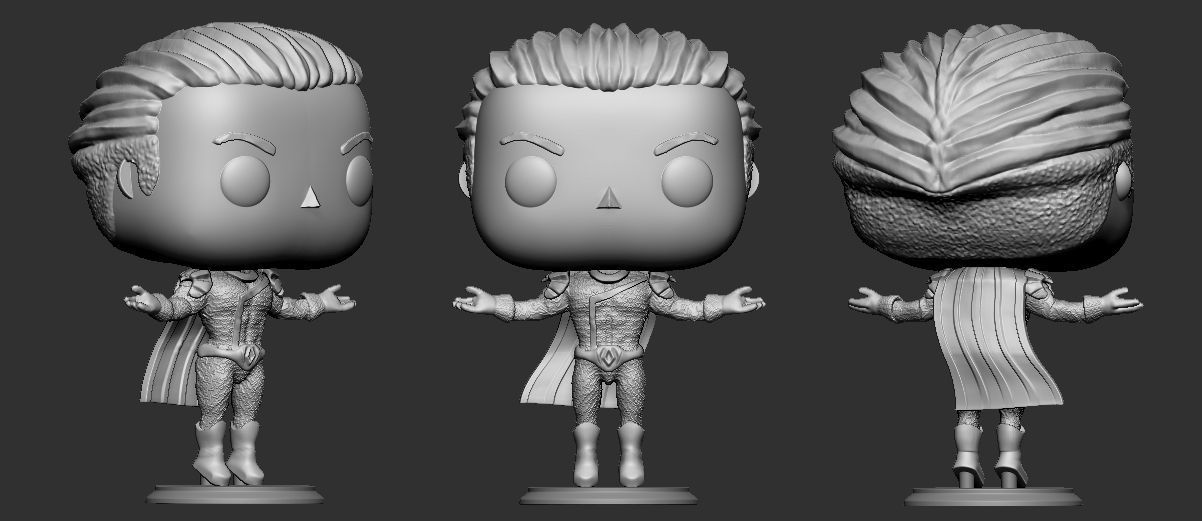 Homelander Flying PopFunko 3D print model_4