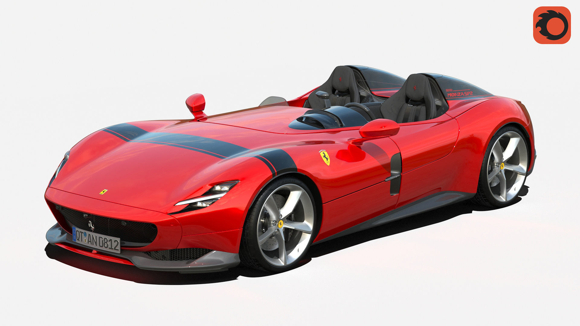 Ferrari Monza SP2 3D model_2
