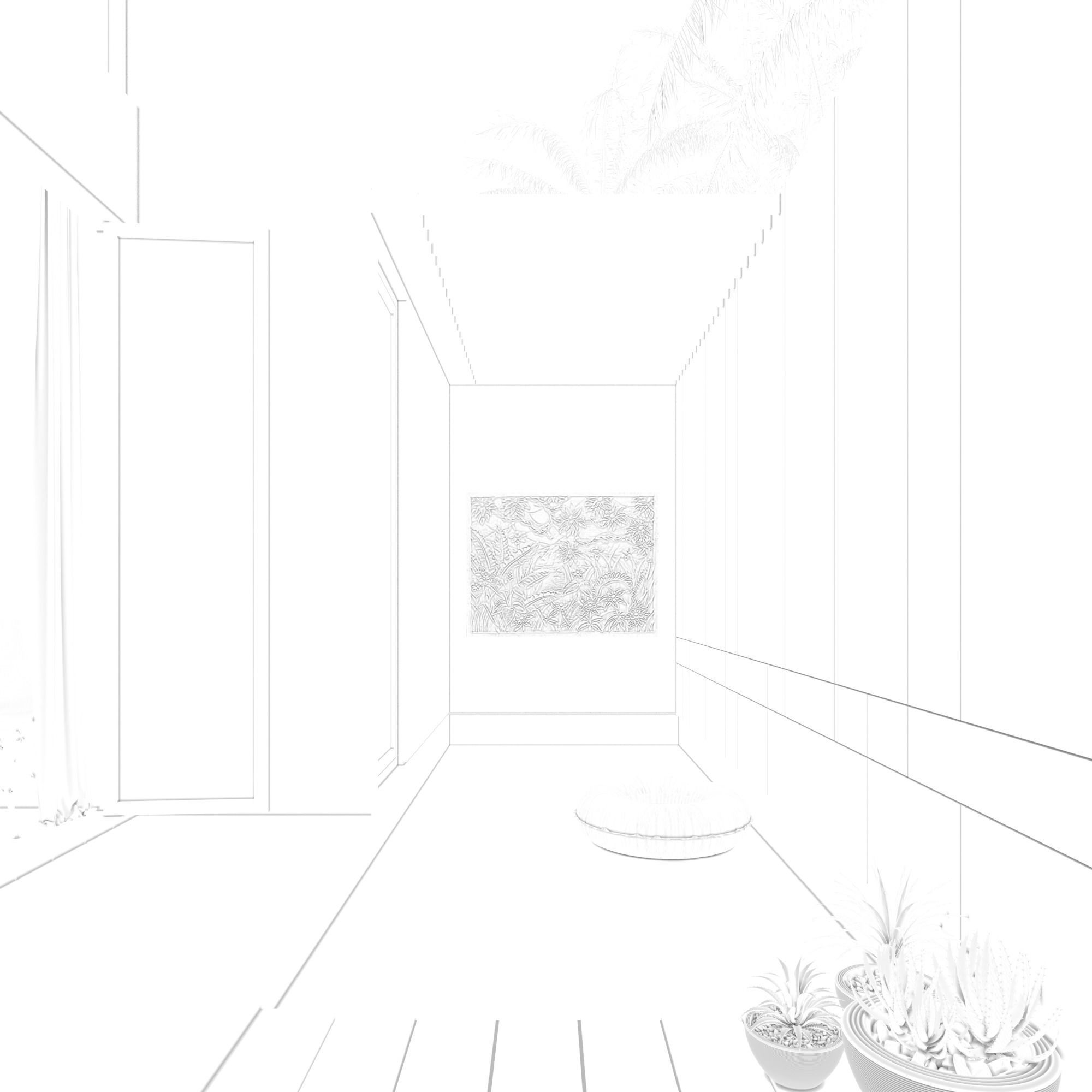 Tropical Swiming Pool 3D model_9