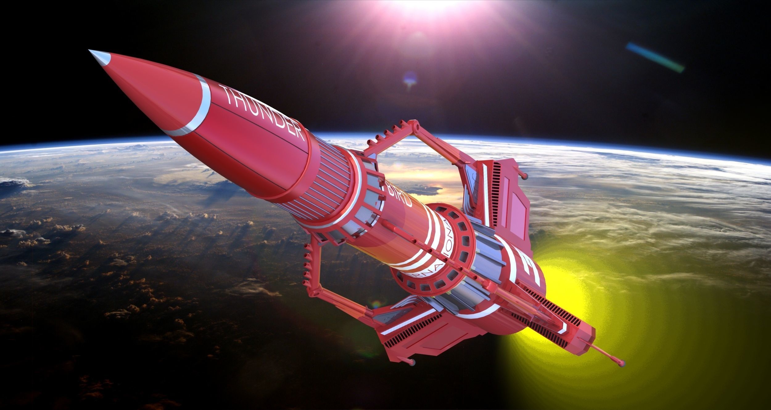 Rocket TB 3D model_3
