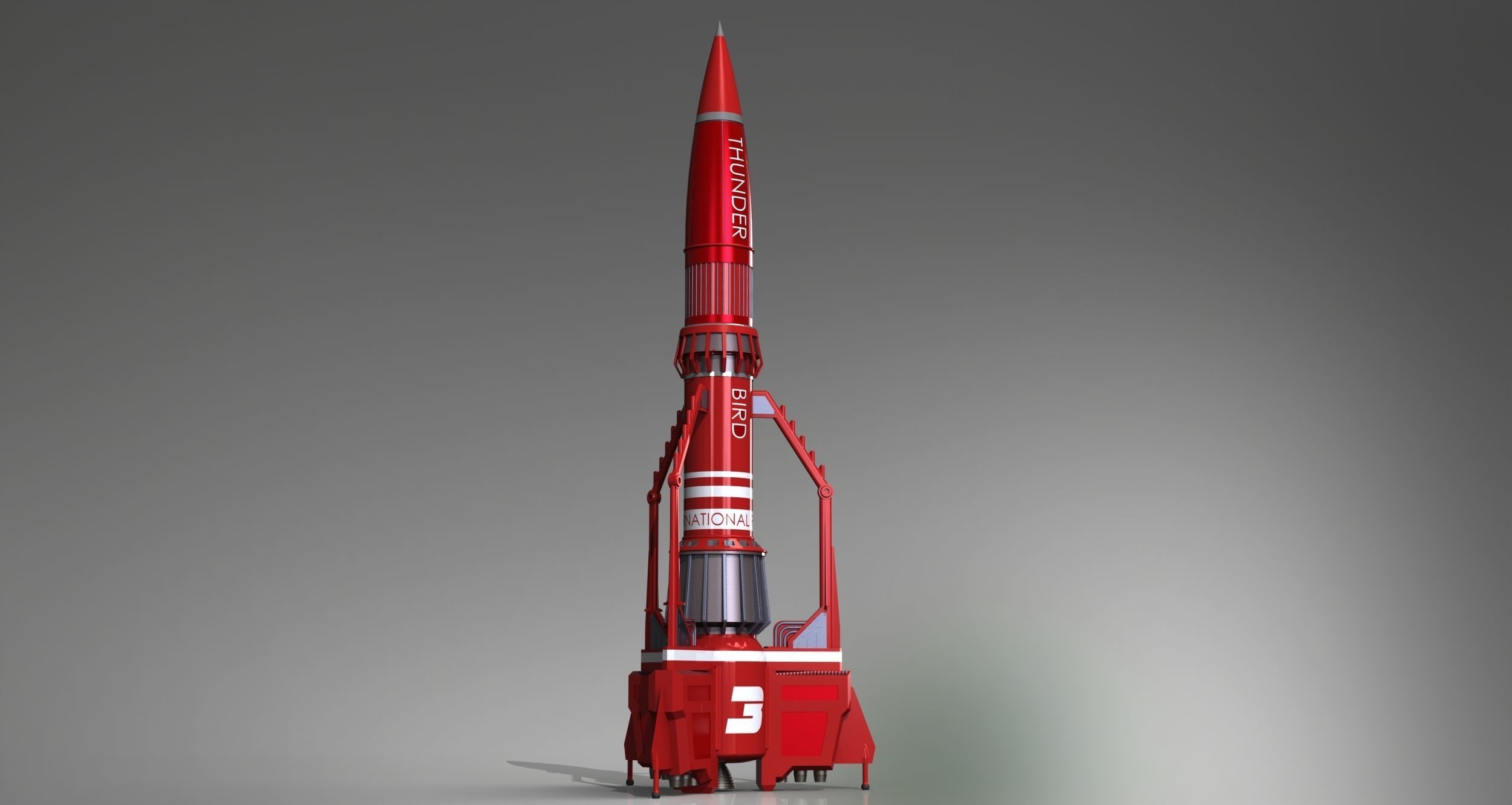 Rocket TB 3D model_2