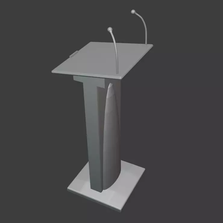 Podium Tribune stand Free 3D model