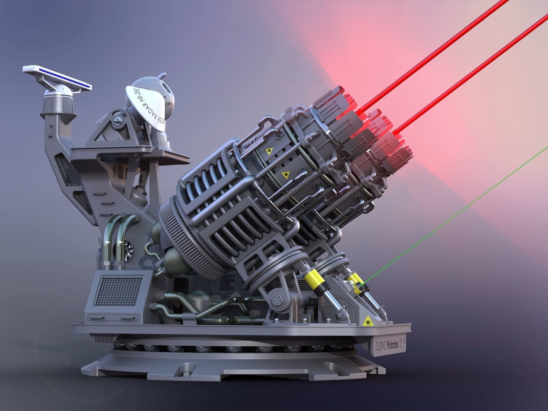 DLLRWS The Photonizer Low-poly 3D model_1