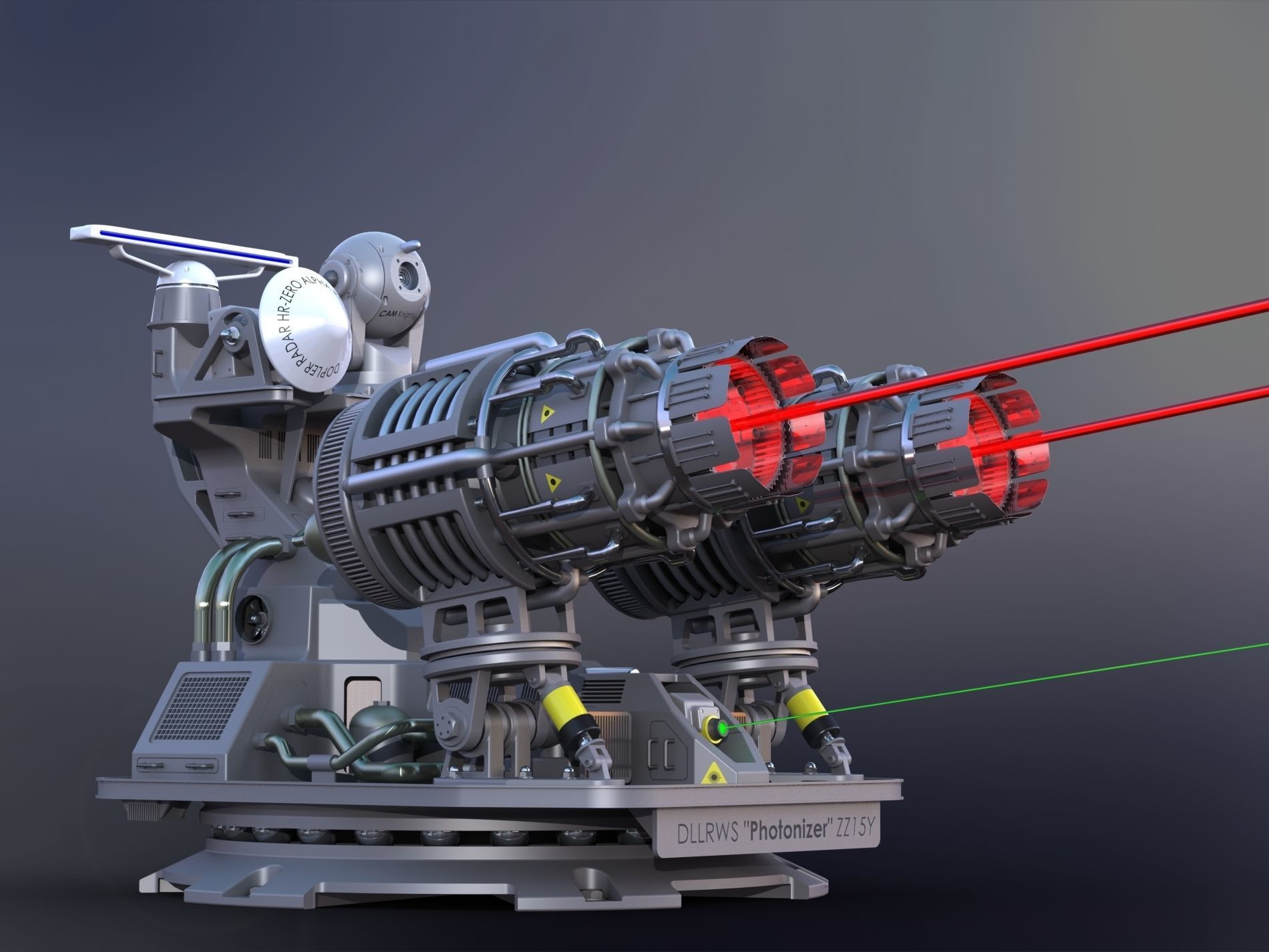 DLLRWS The Photonizer Low-poly 3D model_3