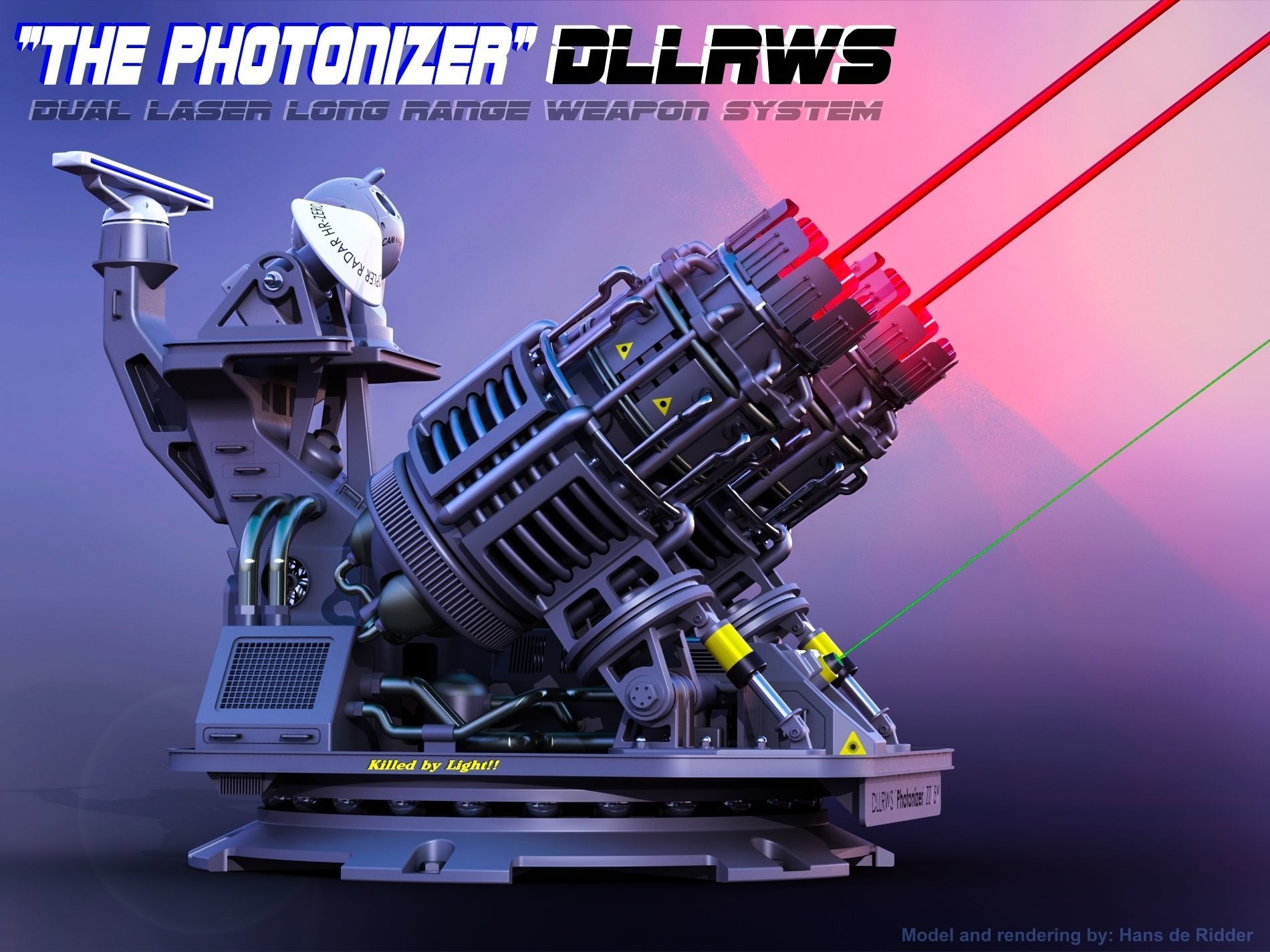 DLLRWS The Photonizer Low-poly 3D model_2
