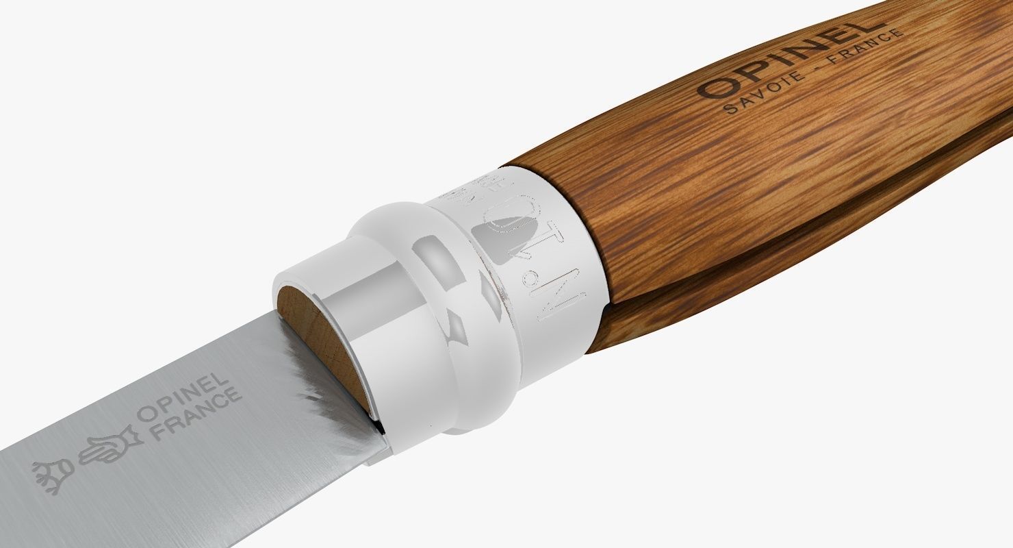 Opinel knife 3D model_1
