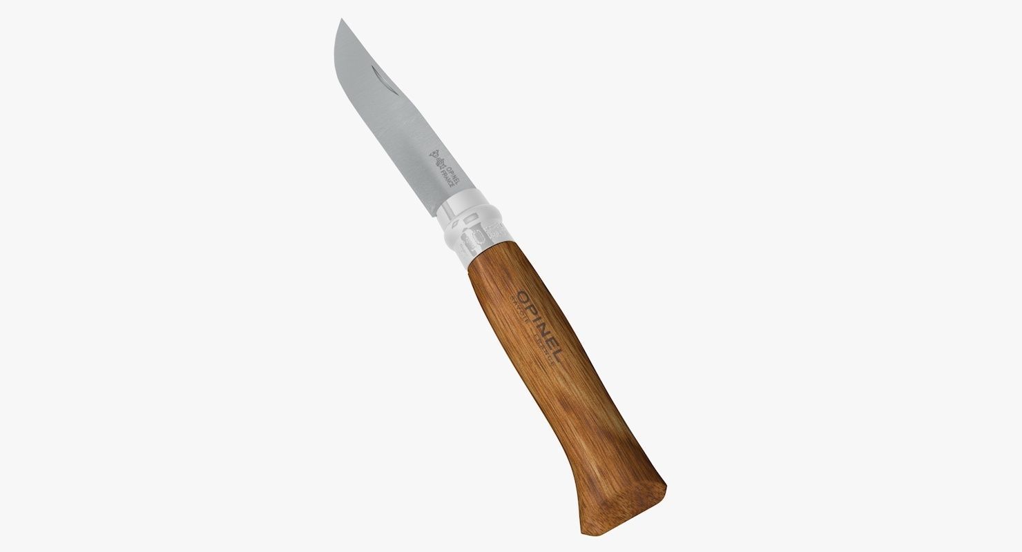 Opinel knife 3D model_2