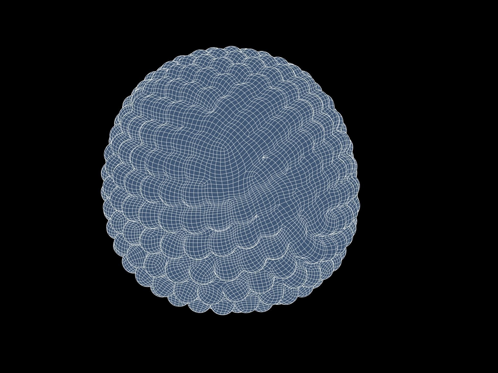 Framboises candy 3D model_5