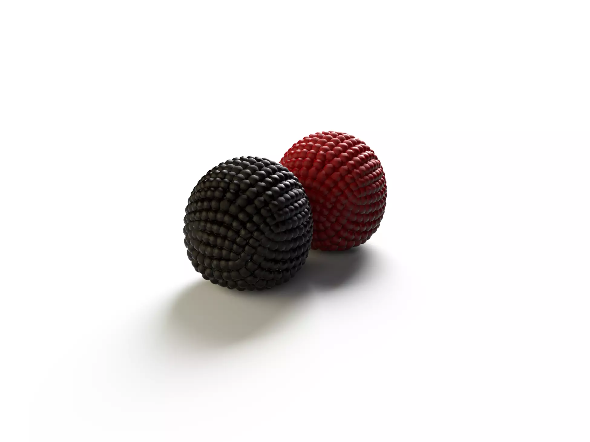 Framboises candy 3D model_0