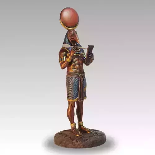 thoth the egyptian god of wisdom 3D print model
