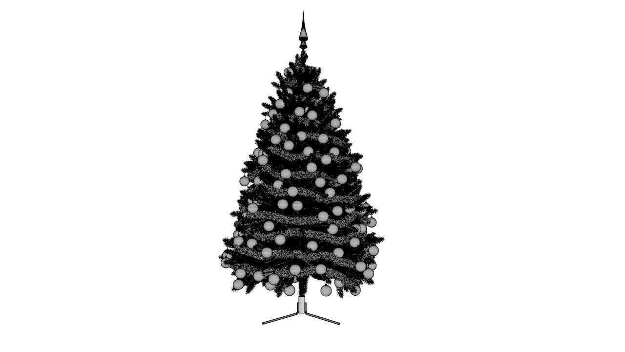 Christmas Tree 3D model_4