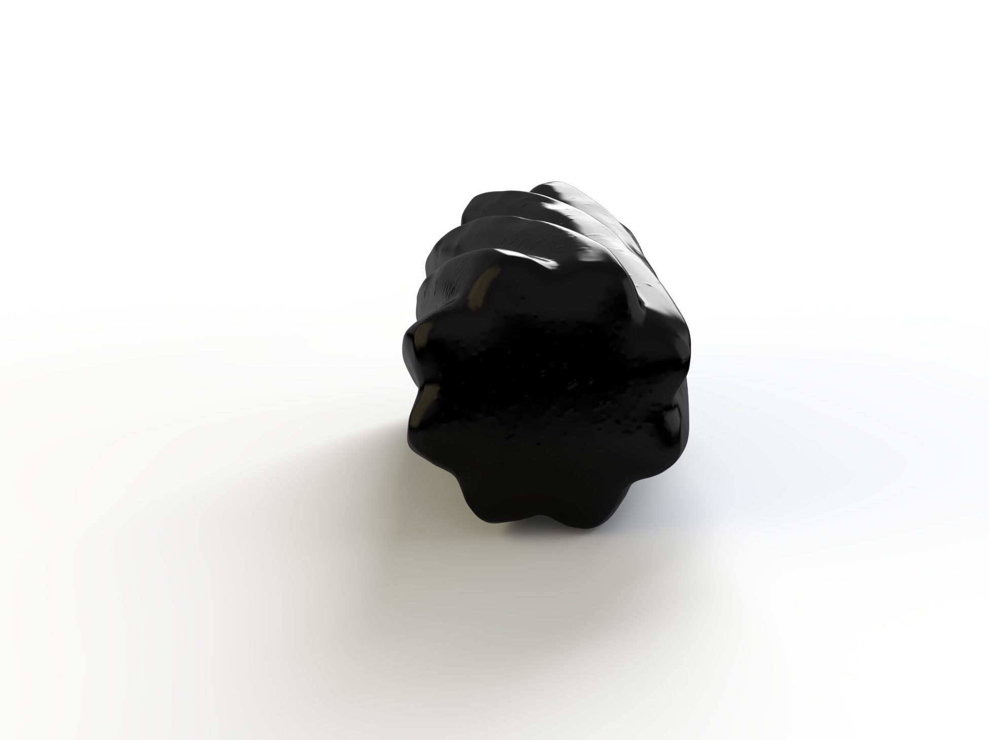 Liquorice reglisse Low-poly 3D model_2