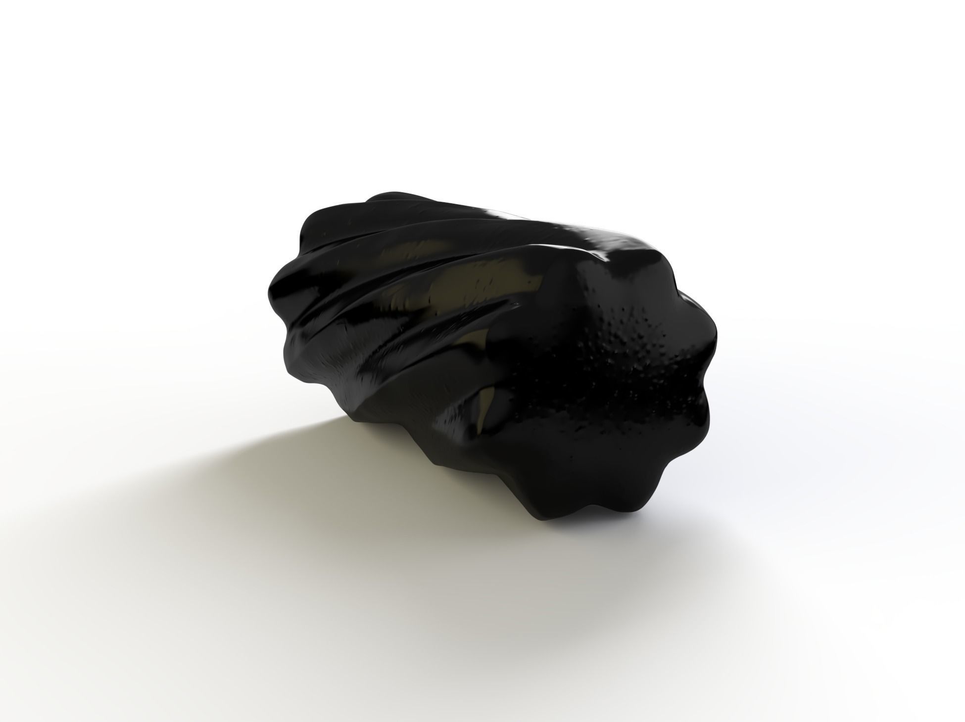 Liquorice reglisse Low-poly 3D model_4