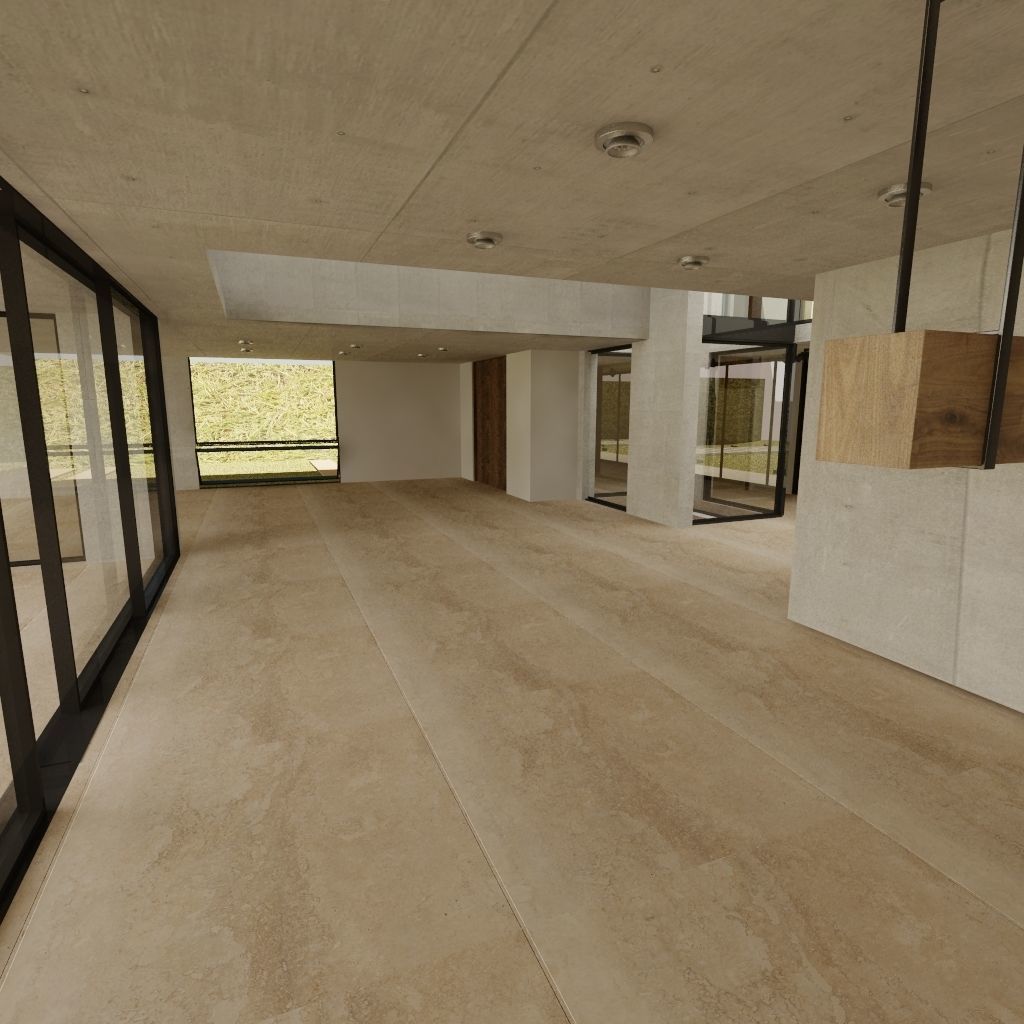 Modern House 3D model_1