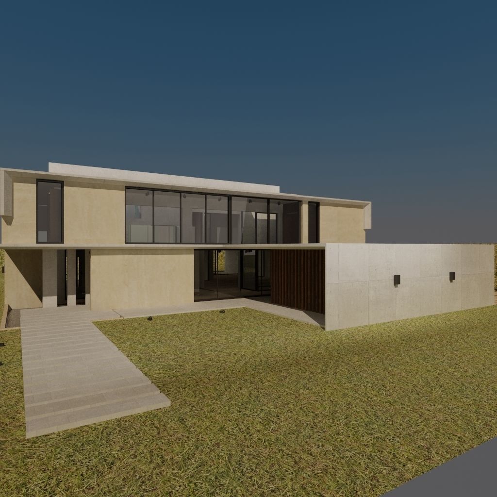 Modern House 3D model_13