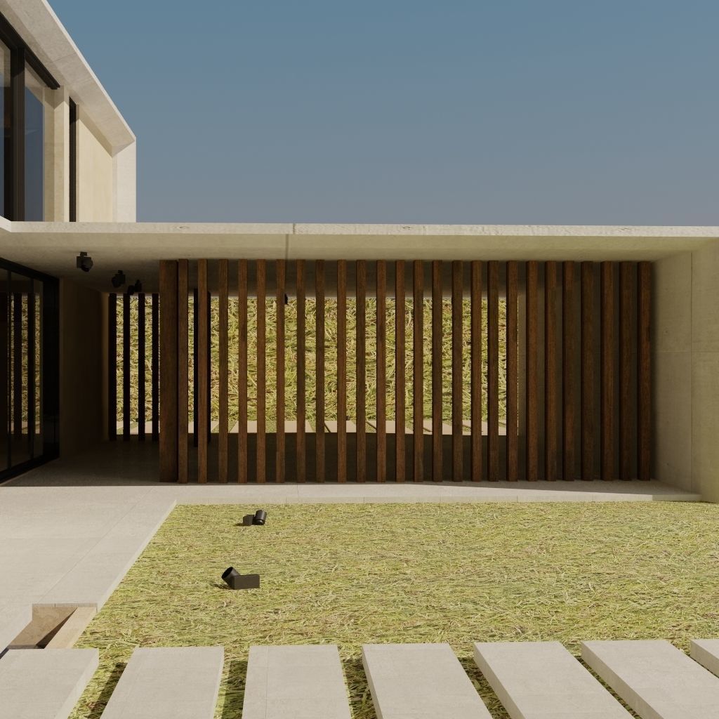 Modern House 3D model_3