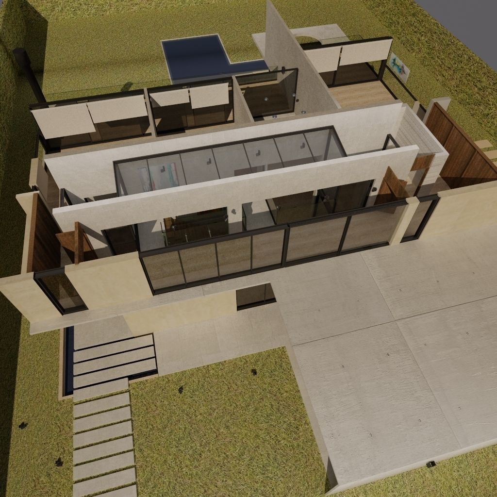 Modern House 3D model_9