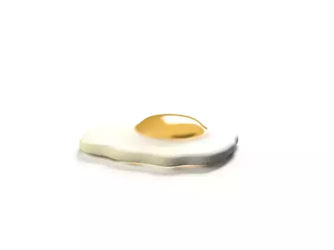 Egg oeuf candy Low-poly 3D model