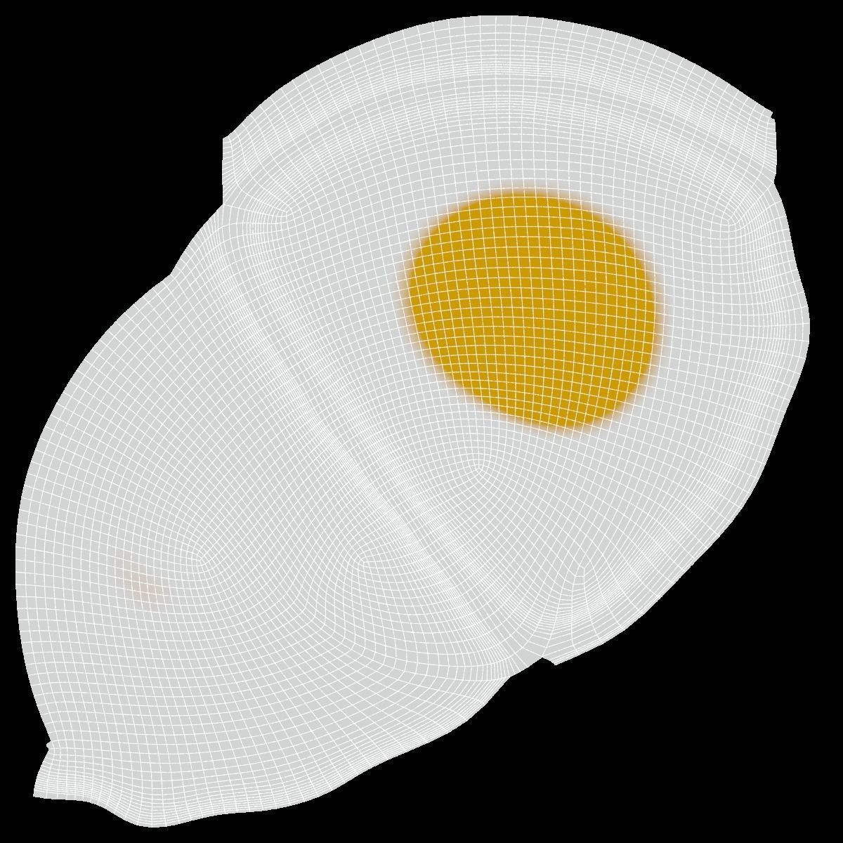 Egg oeuf candy Low-poly 3D model_5