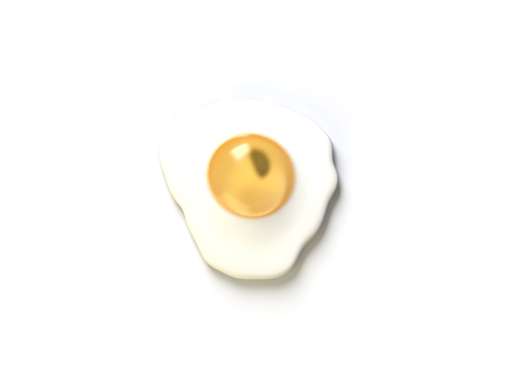 Egg oeuf candy Low-poly 3D model_3