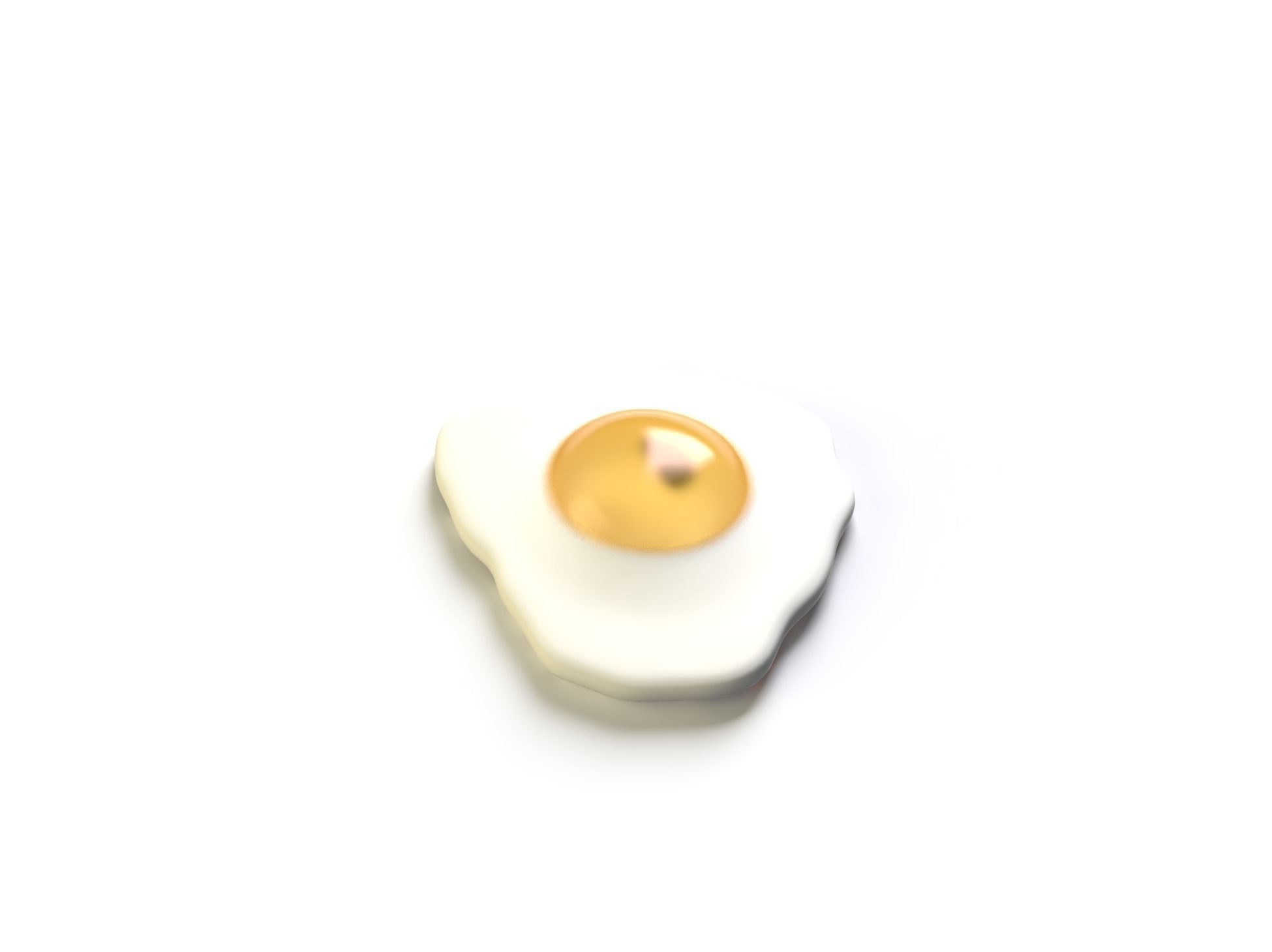 Egg oeuf candy Low-poly 3D model_2