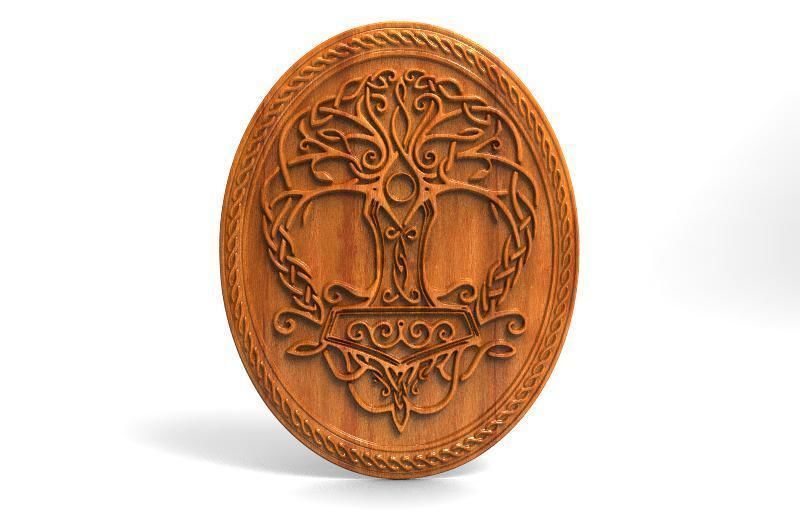 Tree of life 2 CNC 3D print model_4