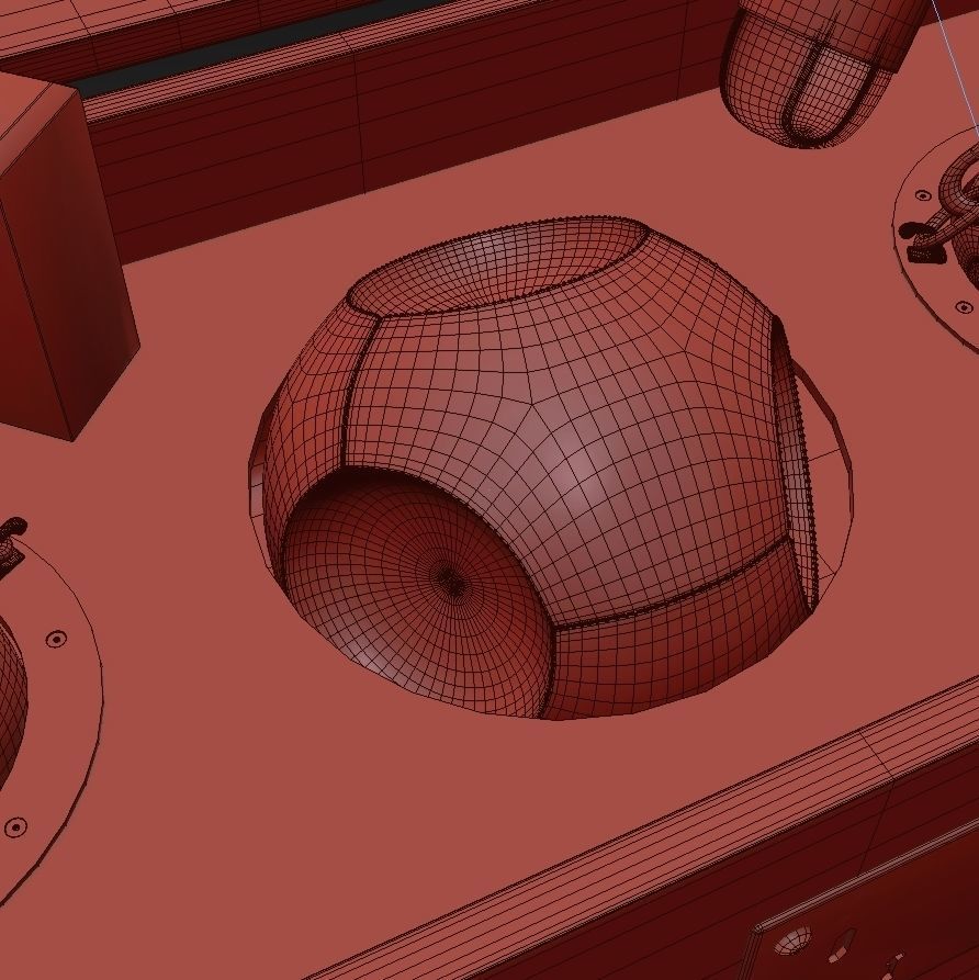 Quidditch game set 3D model_7