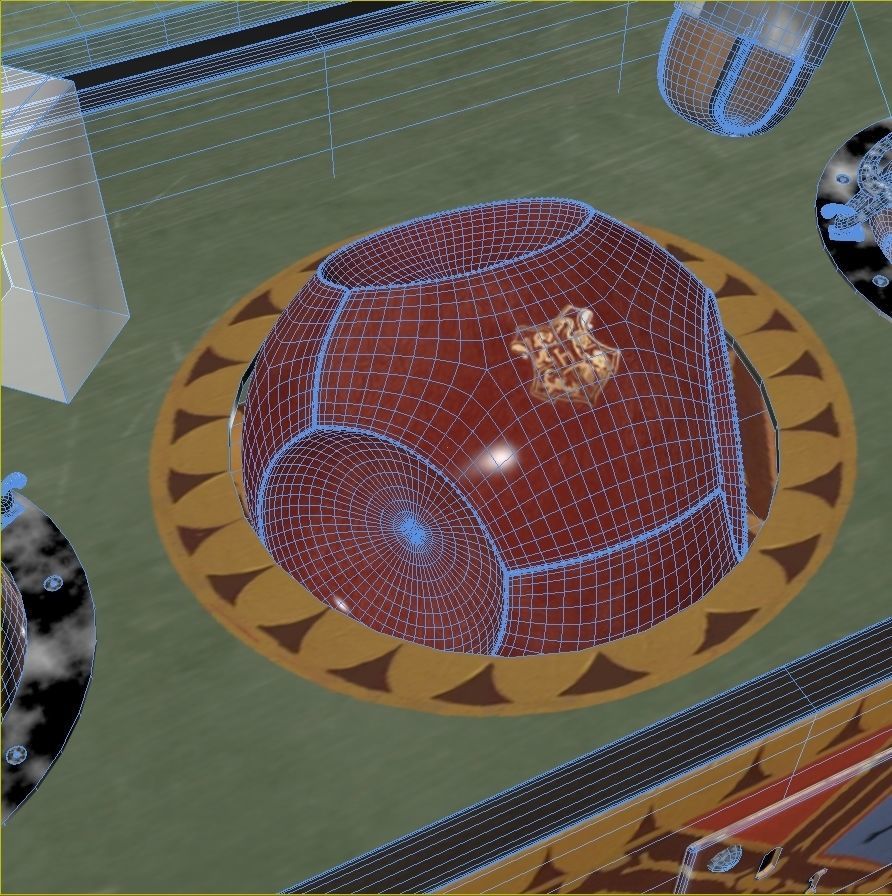 Quidditch game set 3D model_6