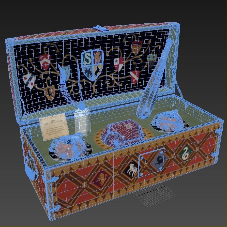Quidditch game set 3D model_4