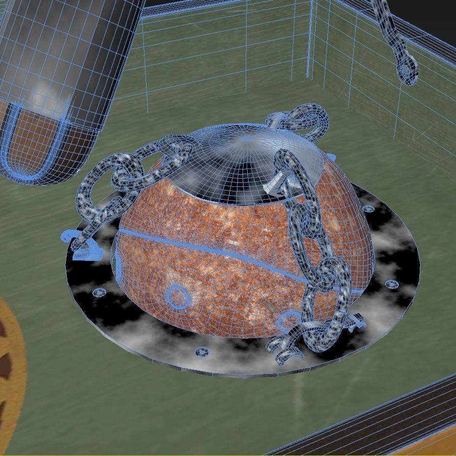 Quidditch game set 3D model_8