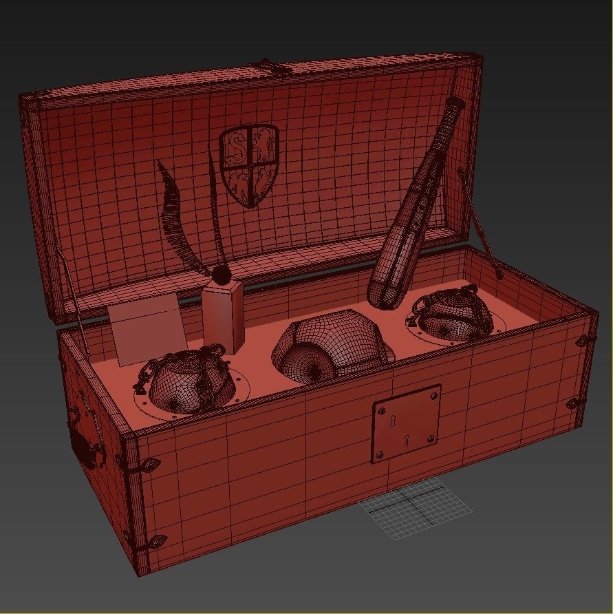 Quidditch game set 3D model_5