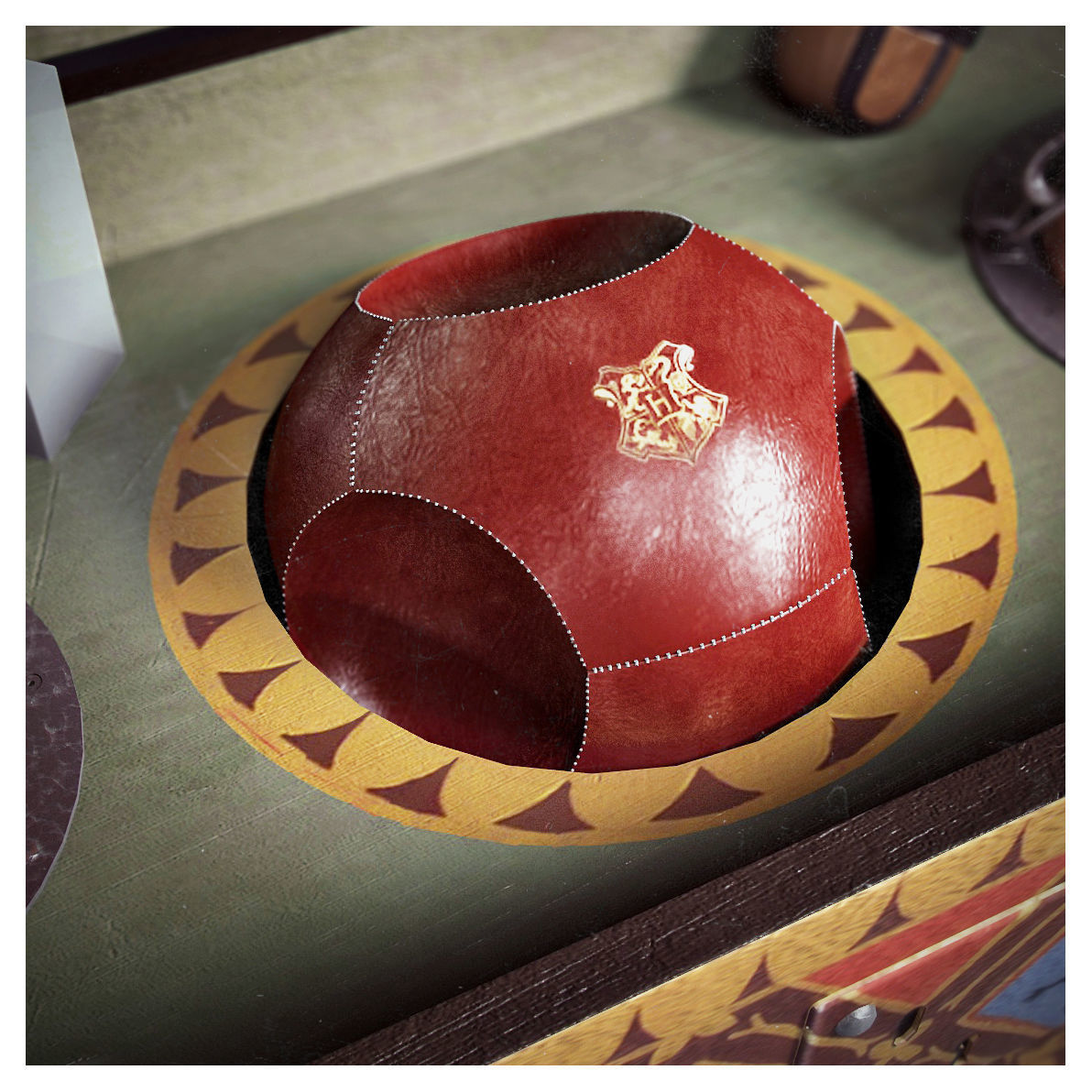 Quidditch game set 3D model_2