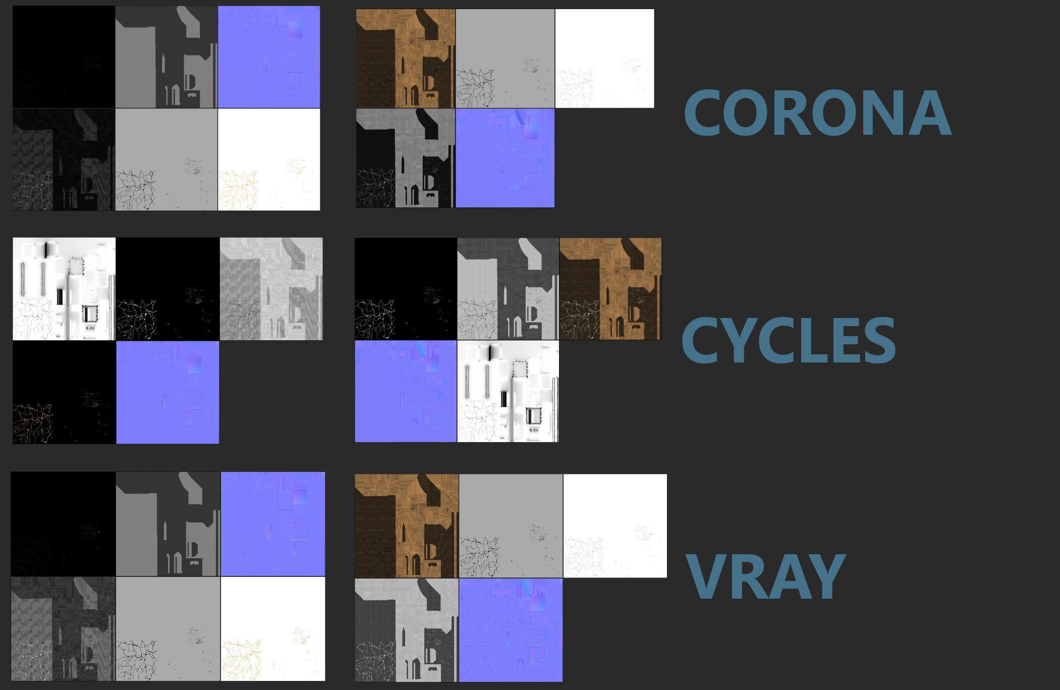 KINTSUGI COFFEE TABLE SET Low-poly 3D model_24