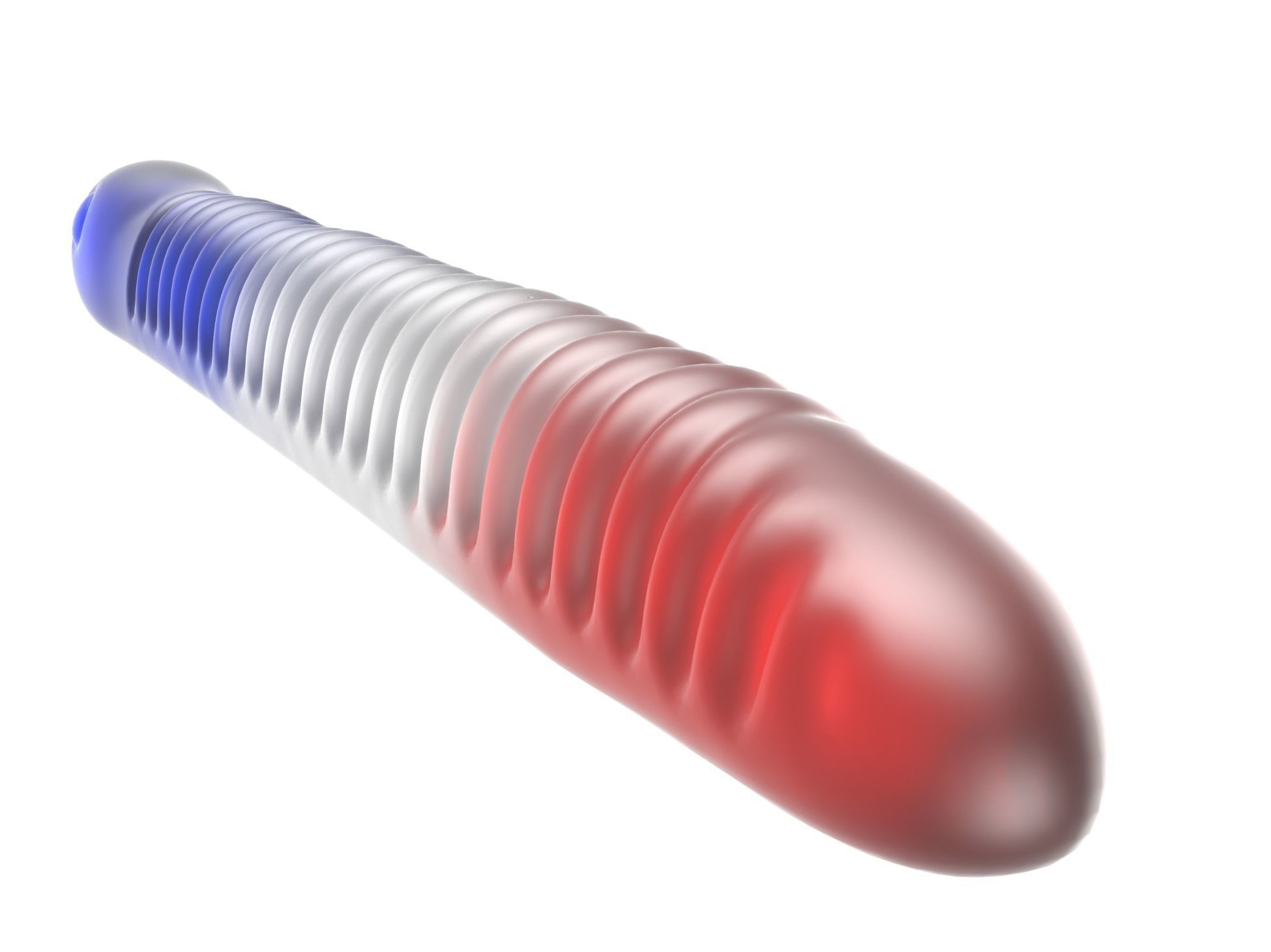 Snake gummy Low-poly 3D model_4