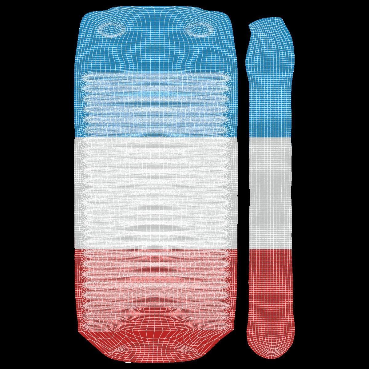 Snake gummy Low-poly 3D model_6