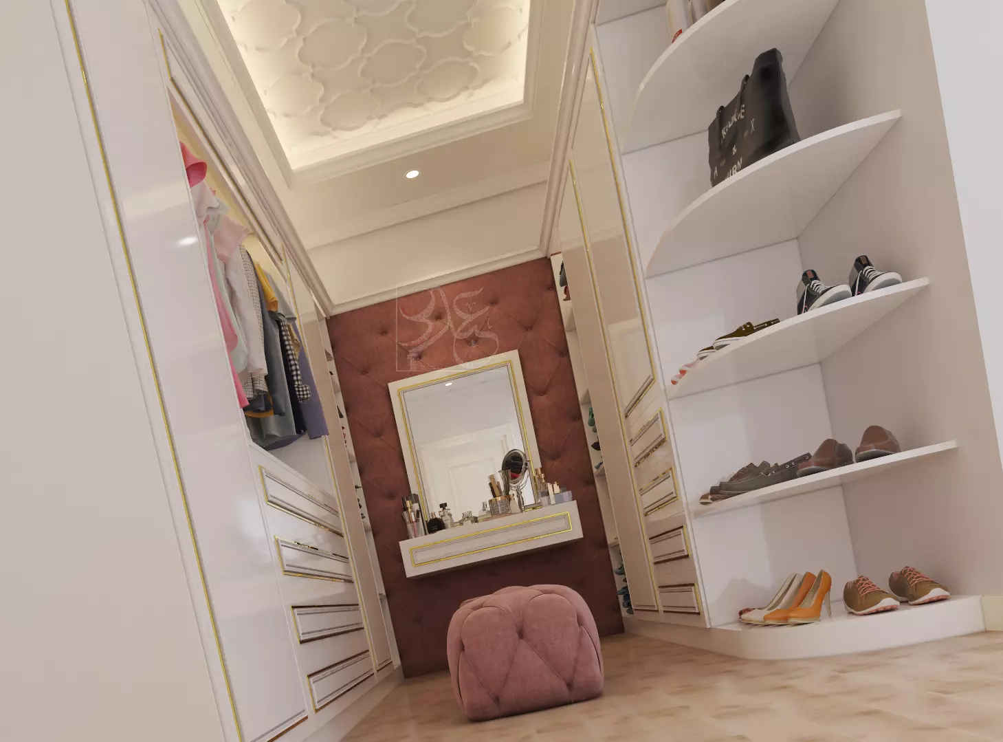 Dressing Room wardrobe clothes   3D model_0