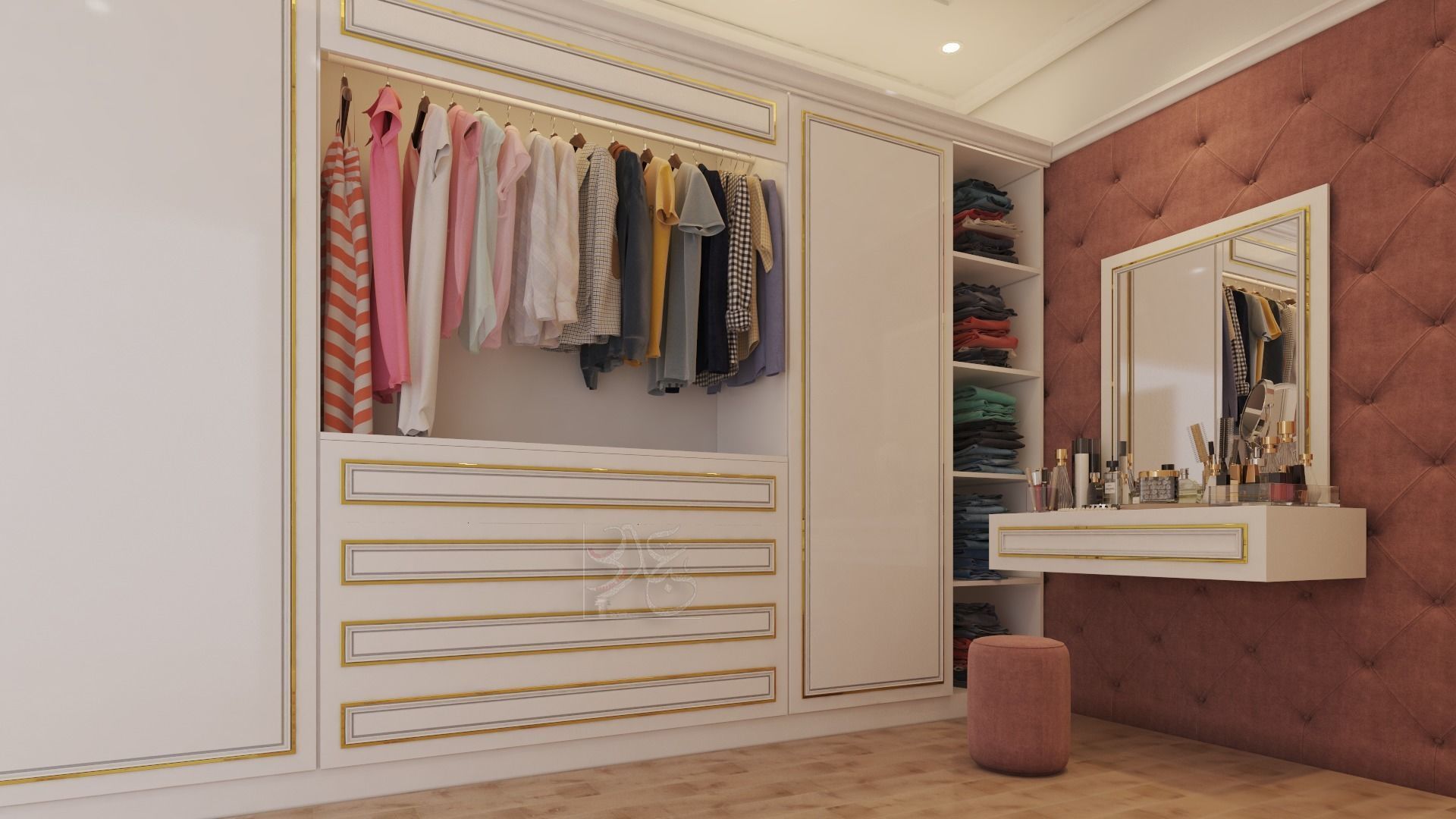 Dressing Room wardrobe clothes   3D model_4