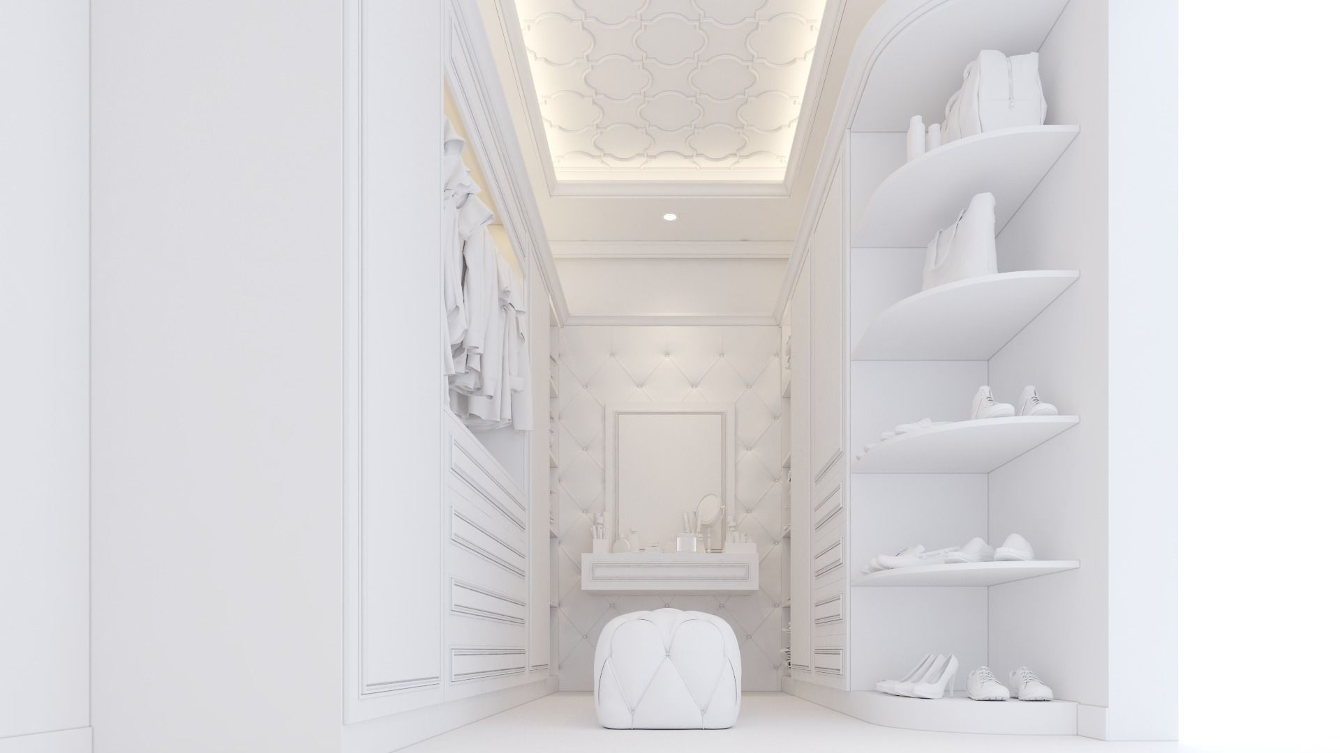 Dressing Room wardrobe clothes   3D model_8