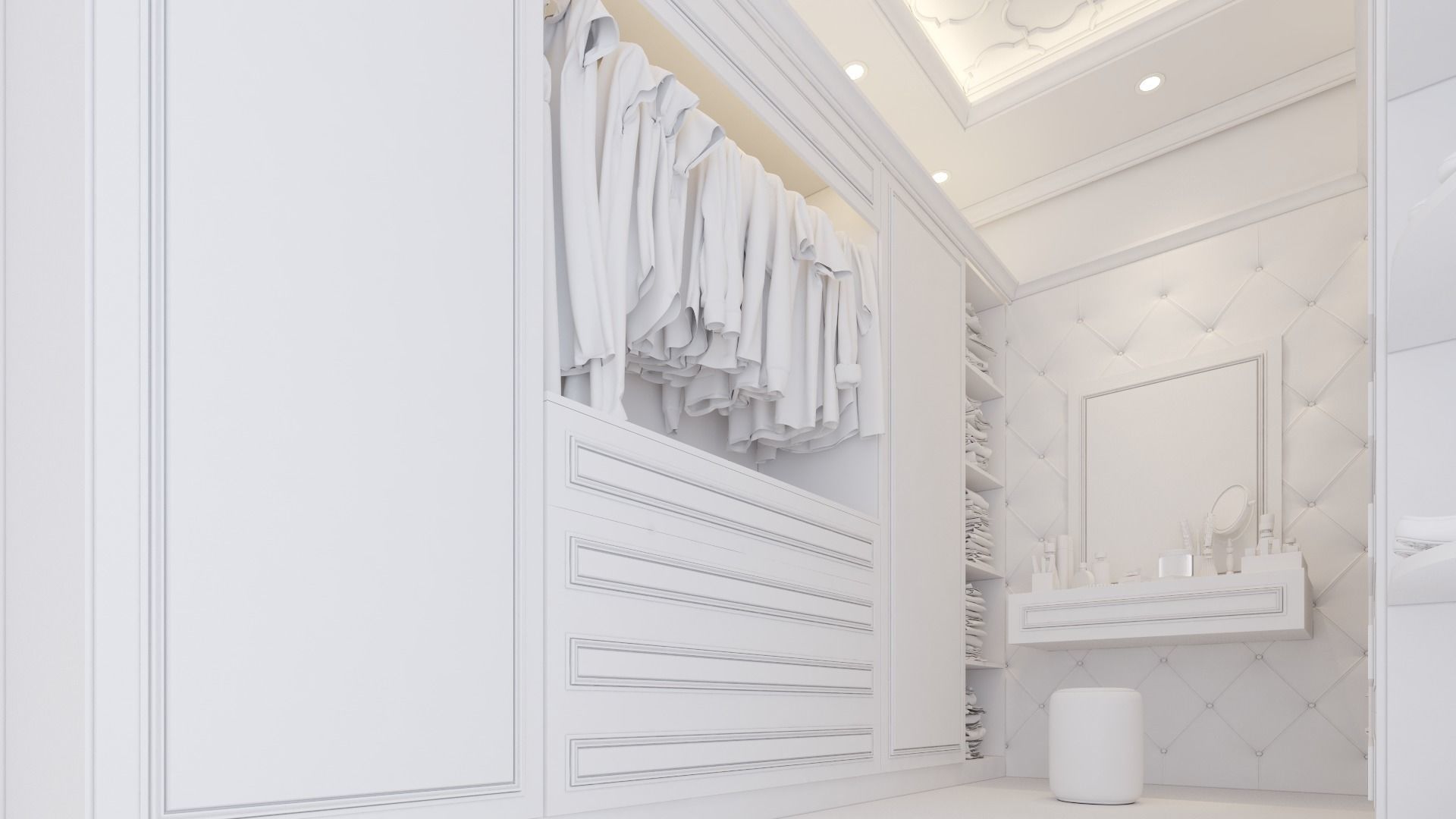 Dressing Room wardrobe clothes   3D model_10